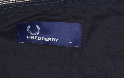 Fred Perry Unisex Blue Chino Shorts L Casual Style