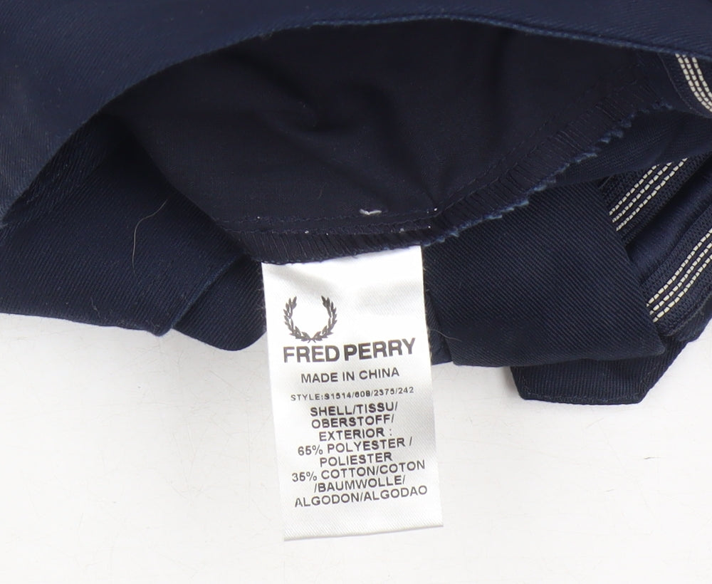 Fred Perry Unisex Blue Chino Shorts L Casual Style