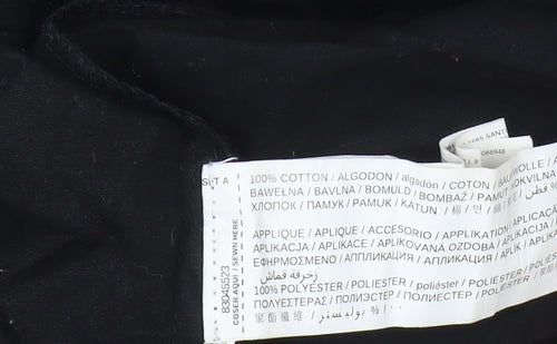 Mango Black Off Shoulder Shift Dress - M