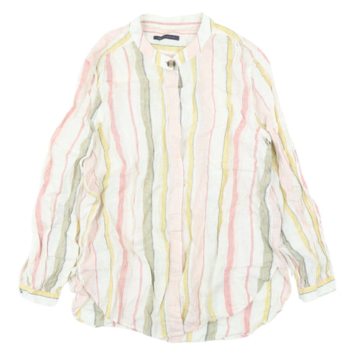 Marks and Spencer Multicoloured Striped Blouse Size 16