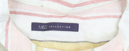 Marks and Spencer Multicoloured Striped Blouse Size 16