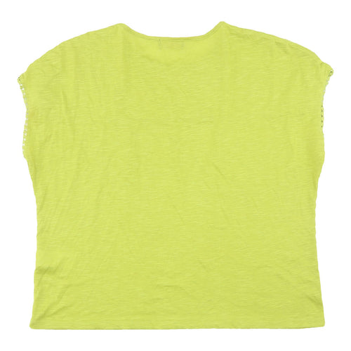 Anna Rose Green Sleeveless T-Shirt Women XL