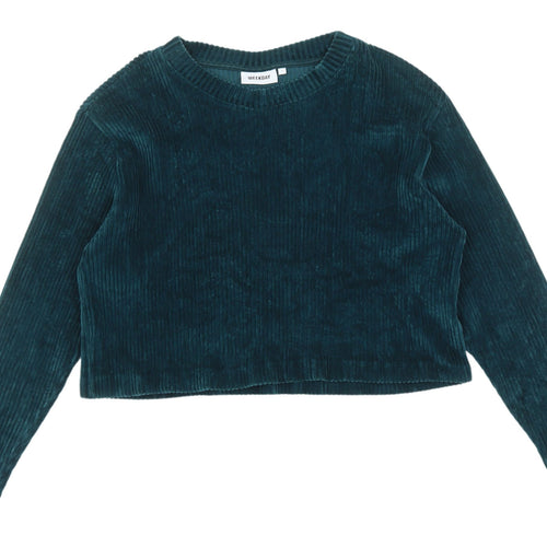 Weekday Women's Green Corduroy Pullover Jumper - L