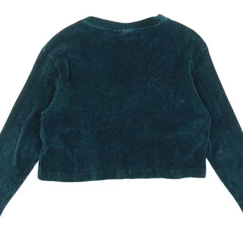 Weekday Women's Green Corduroy Pullover Jumper - L