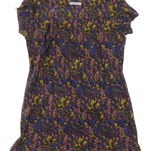 Marks and Spencer Women's Multicoloured Floral Blouse - Size 10