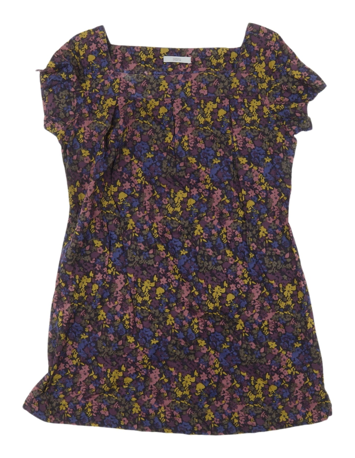 Marks and Spencer Women's Multicoloured Floral Blouse - Size 10