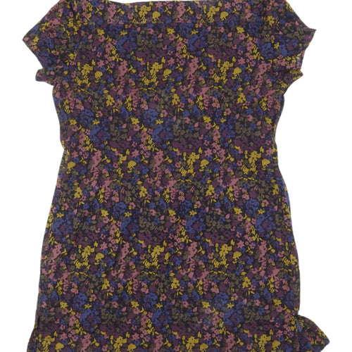 Marks and Spencer Women's Multicoloured Floral Blouse - Size 10
