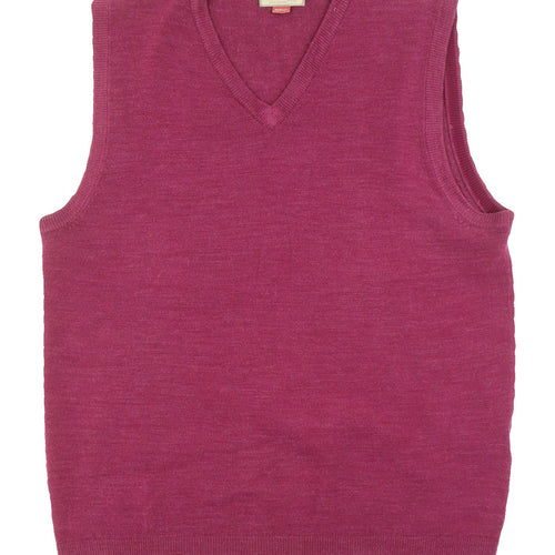 John Lewis MEN Red Acrylic Vest Medium for Men