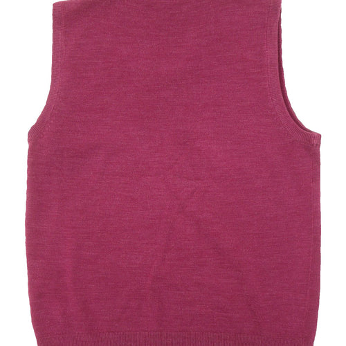 John Lewis MEN Red Acrylic Vest Medium for Men