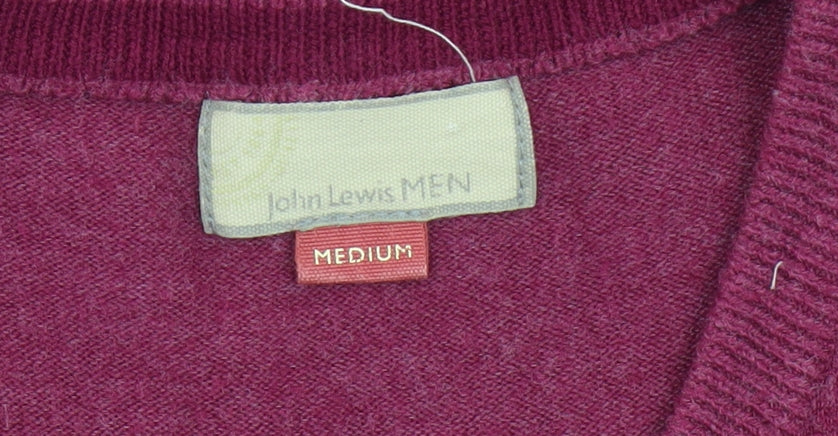 John Lewis MEN Red Acrylic Vest Medium for Men