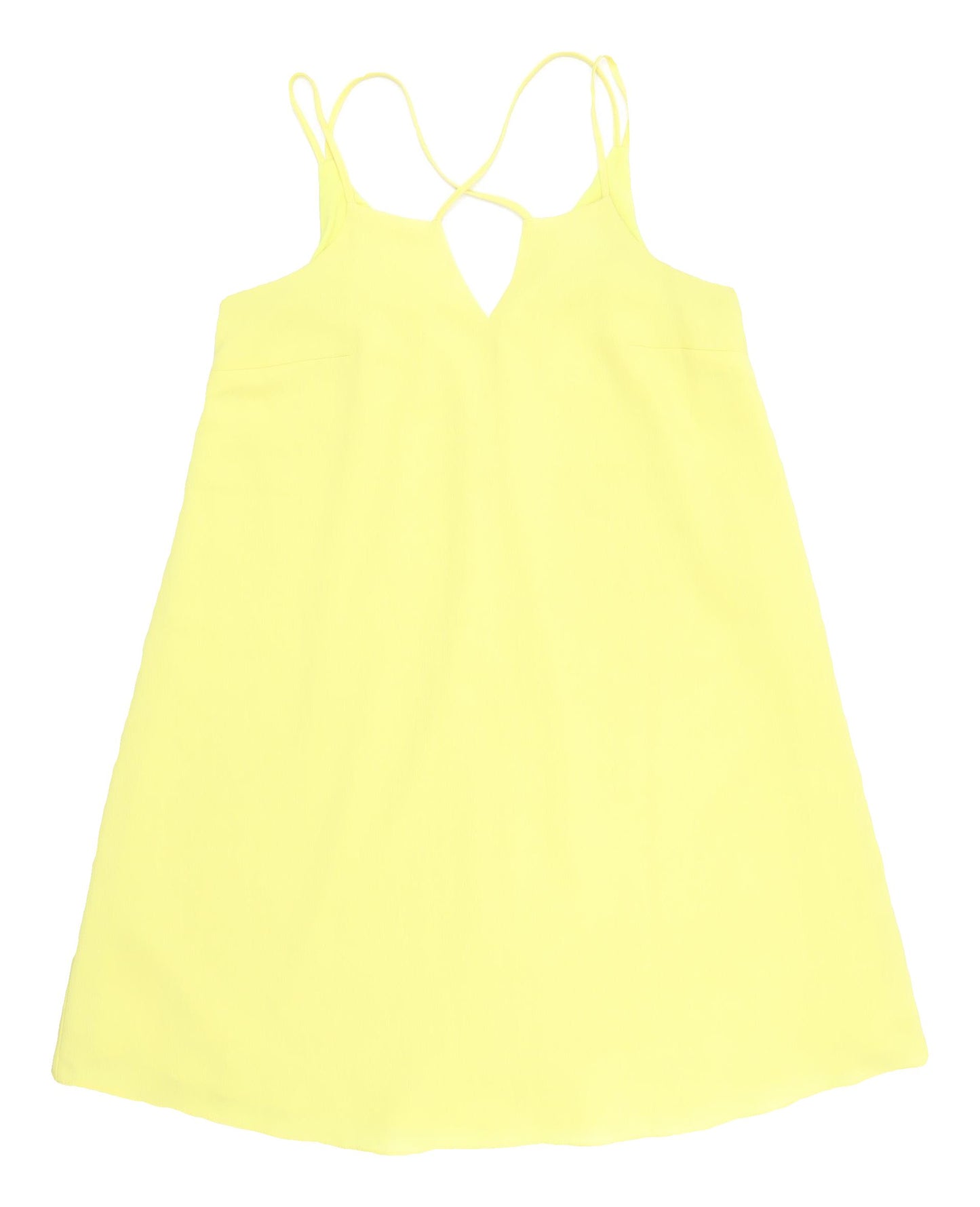 River Island Women’s Yellow Slip Dress Size 8, Summer Style