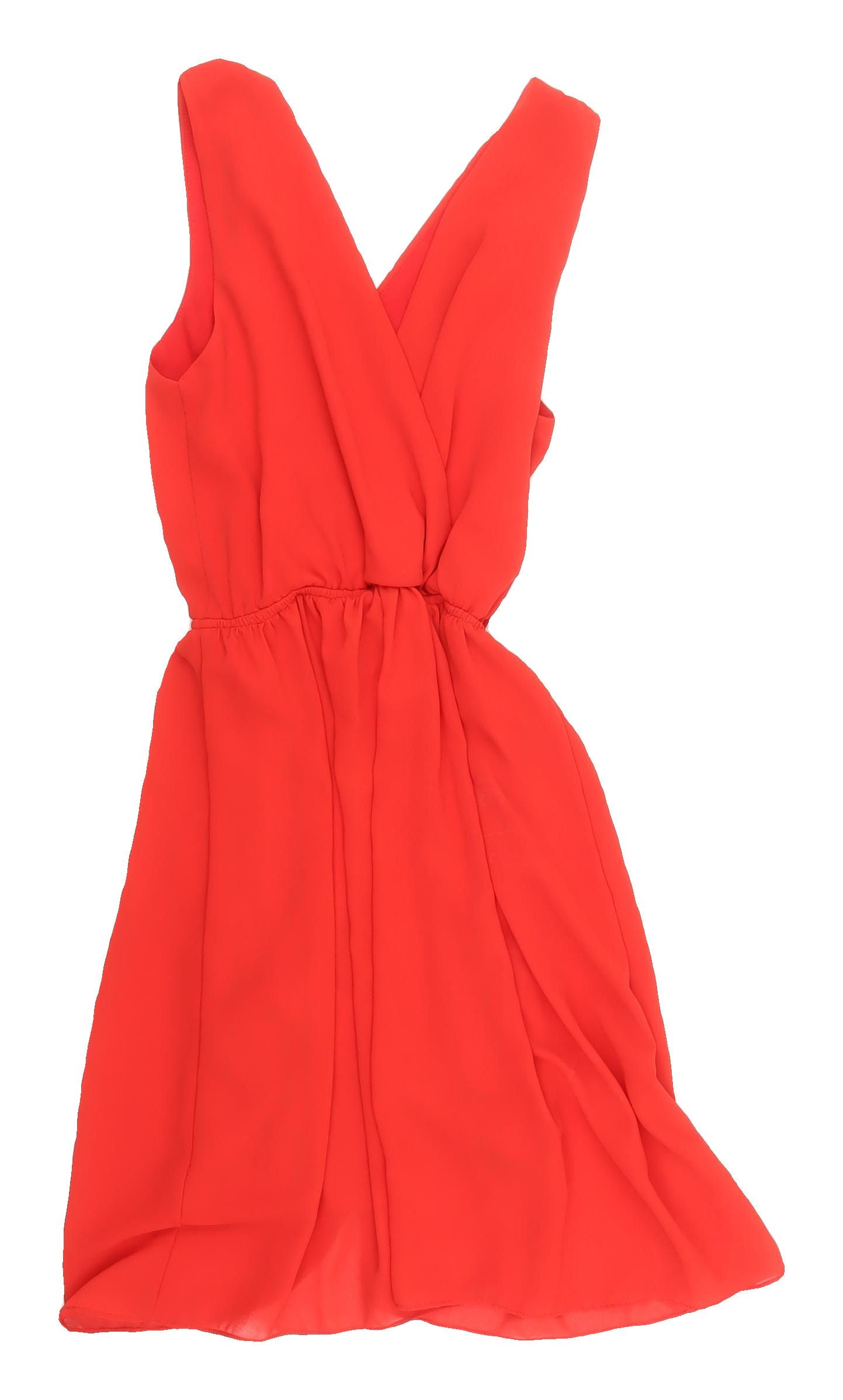 TFNC London Red Women's Wrap Dress, Size S, Summer Party