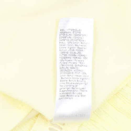 River Island Yellow A-Line Mini Dress, Size 8