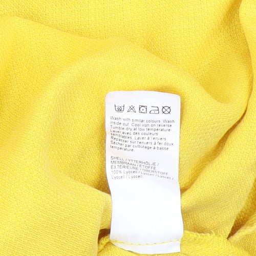 River Island Women's Yellow V-Neck T-Shirt - Size 6