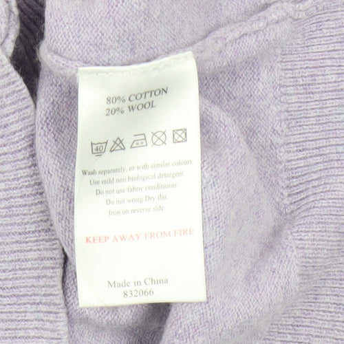 Monsoon Grey Cardigan, Women's Size 12, V-Neck