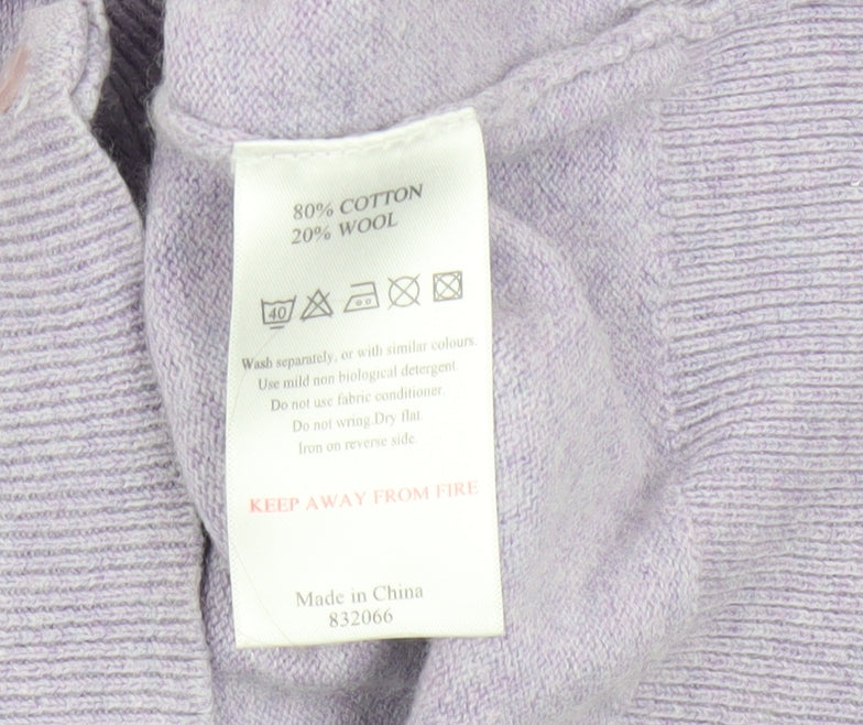 Monsoon Grey Cardigan, Women's Size 12, V-Neck