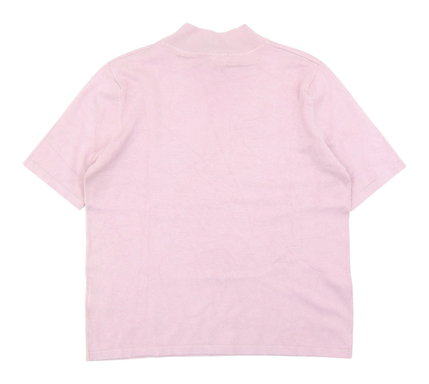 Signature Women's Pink High Neck Pullover M