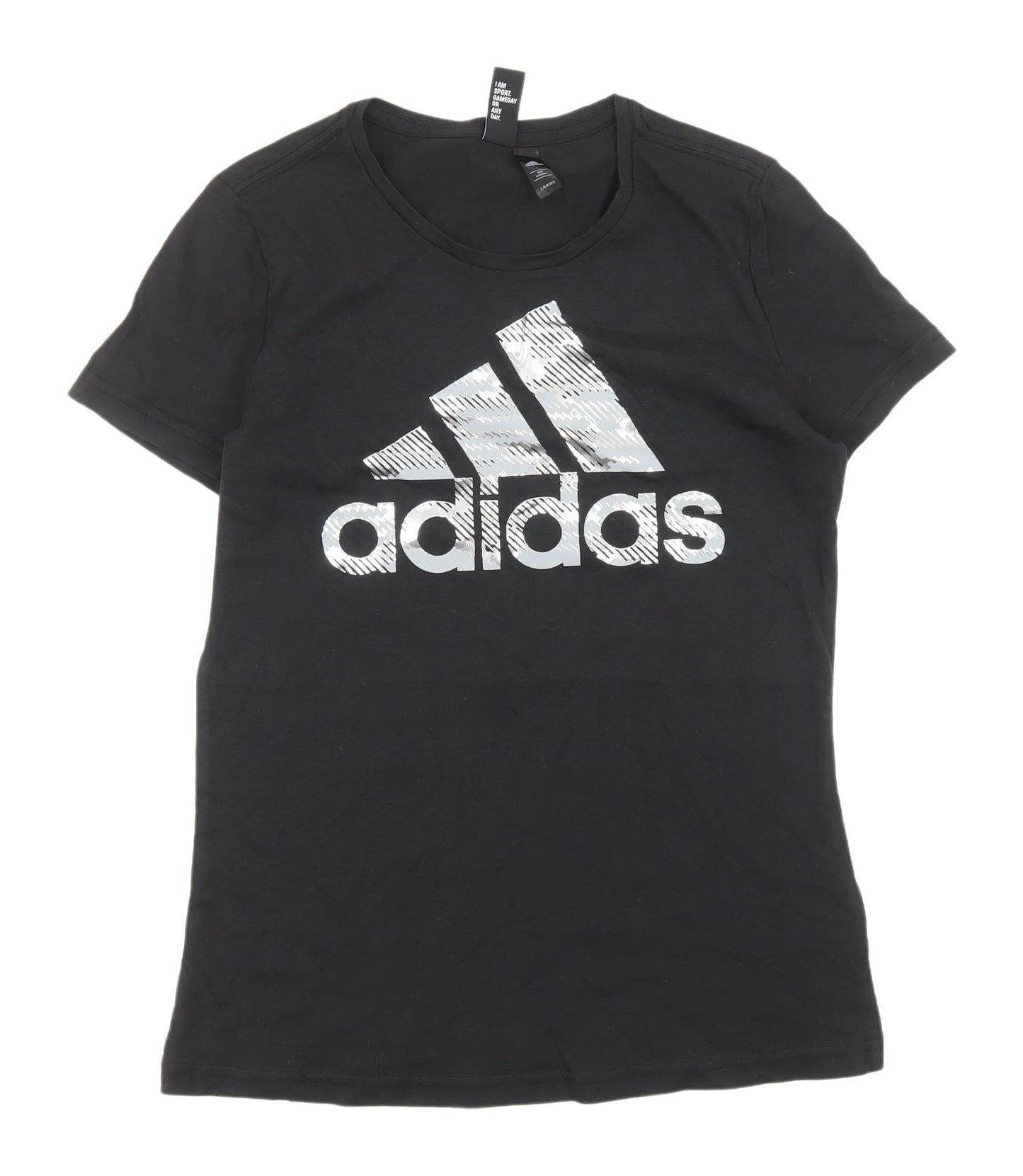 Adidas Unisex Black T-Shirt Medium