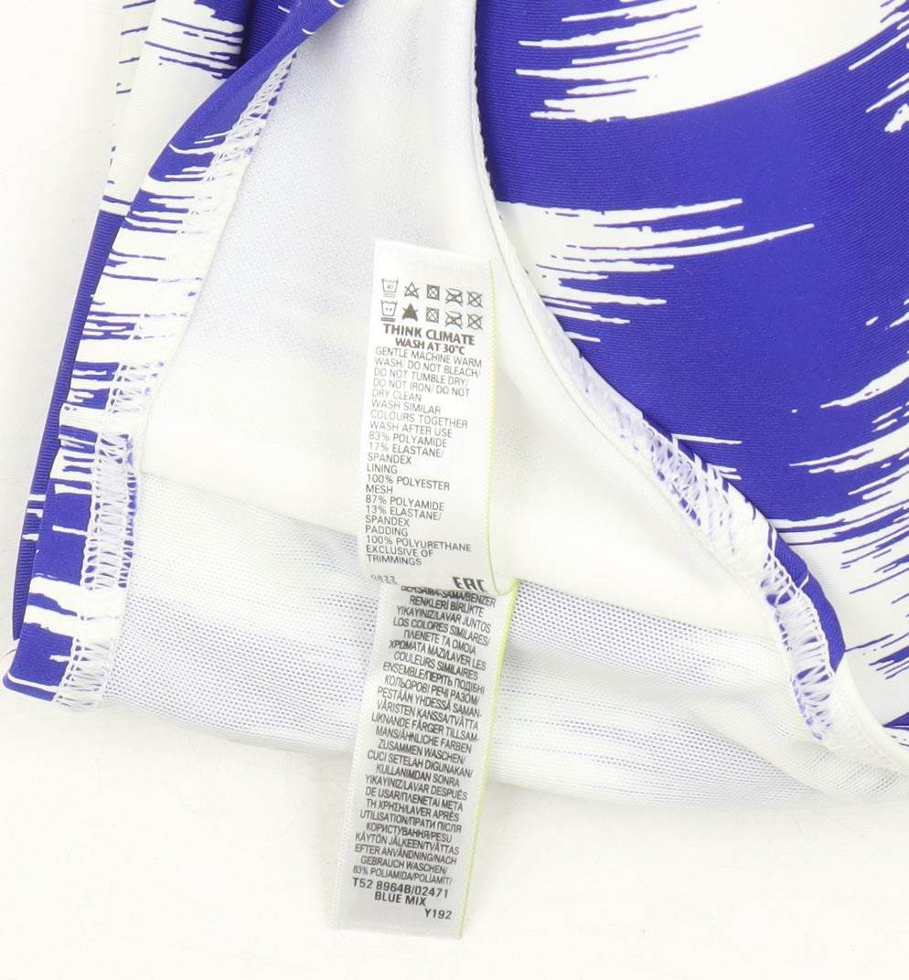 Marks and Spencer Women's Blue Bikini Top, Size 20