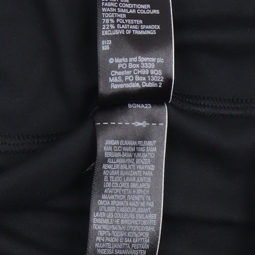 Marks and Spencer Women's Black Athletic Shorts