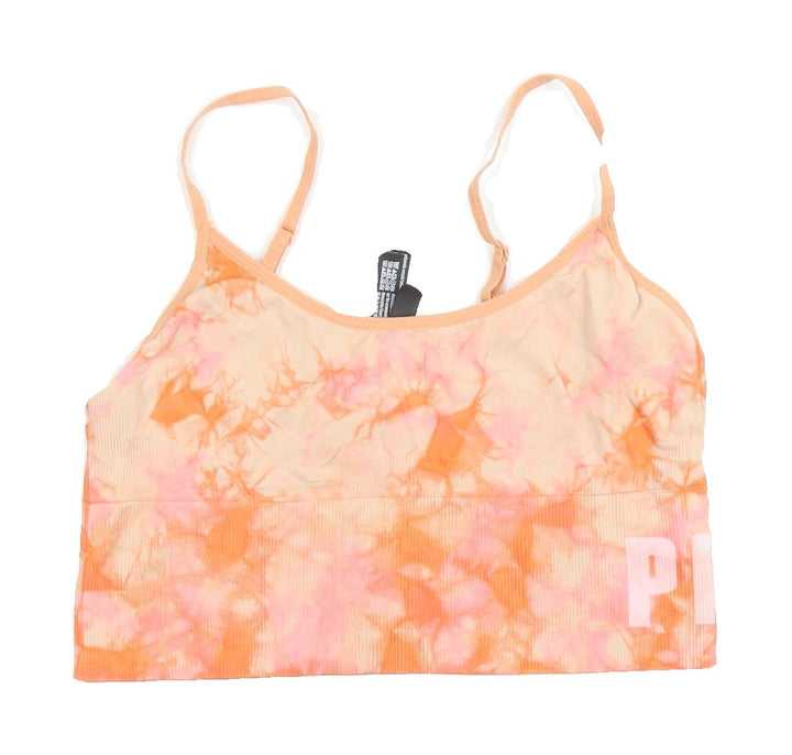 Pink Active Women's Tie Dye Tank Top, M, Athletic