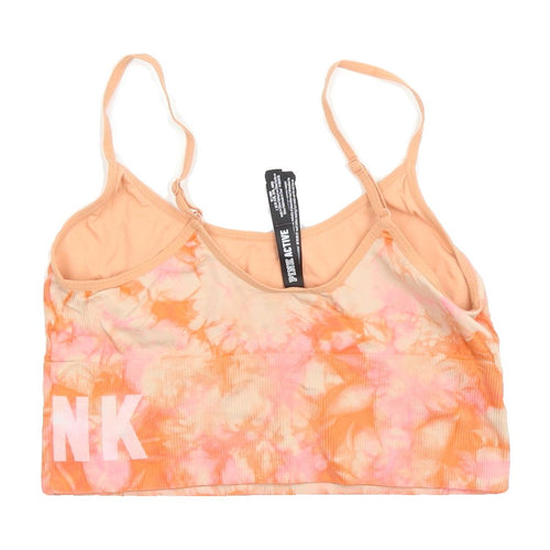 Pink Active Women's Tie Dye Tank Top, M, Athletic