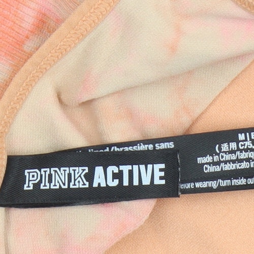 Pink Active Women's Tie Dye Tank Top, M, Athletic