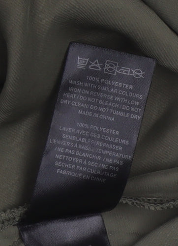 Urban Threads Green Shirt Dress, Long Sleeve, Size 10