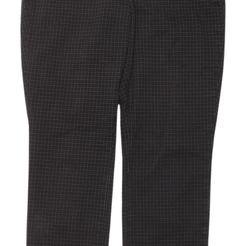 H&M Women’s Black Check Dress Trousers Size 12