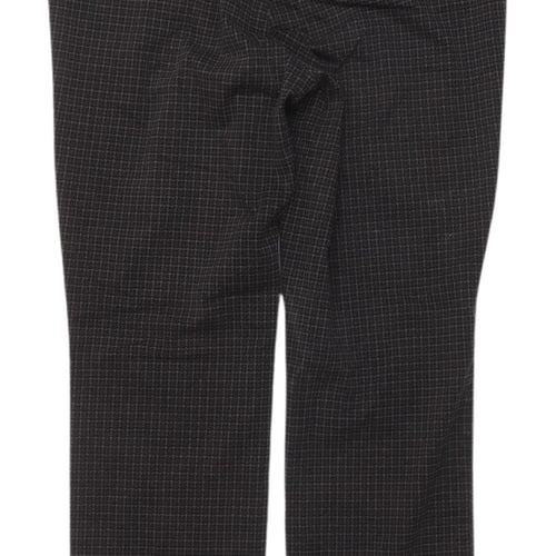 H&M Women’s Black Check Dress Trousers Size 12