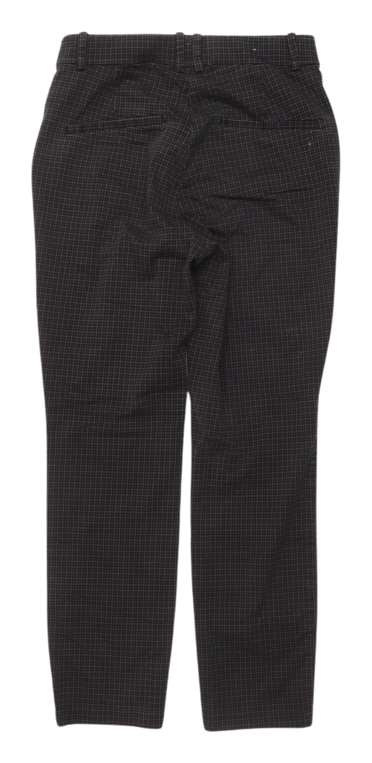 H&M Women’s Black Check Dress Trousers Size 12