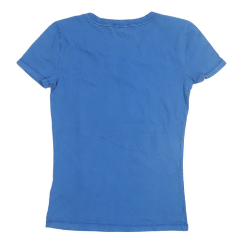 Hollister Women's Blue T-Shirt Size S Casual Beach Style