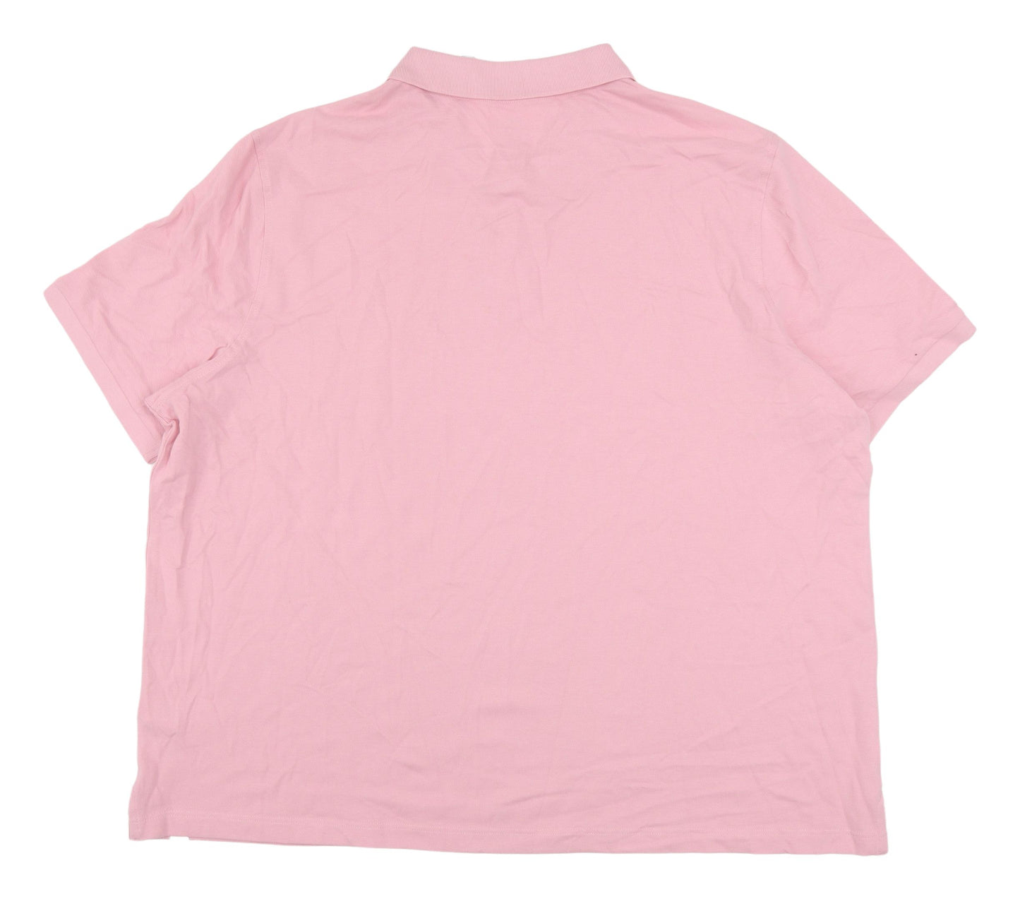 Marks & Spencer Men's Pink 4XL Regular Fit Polo