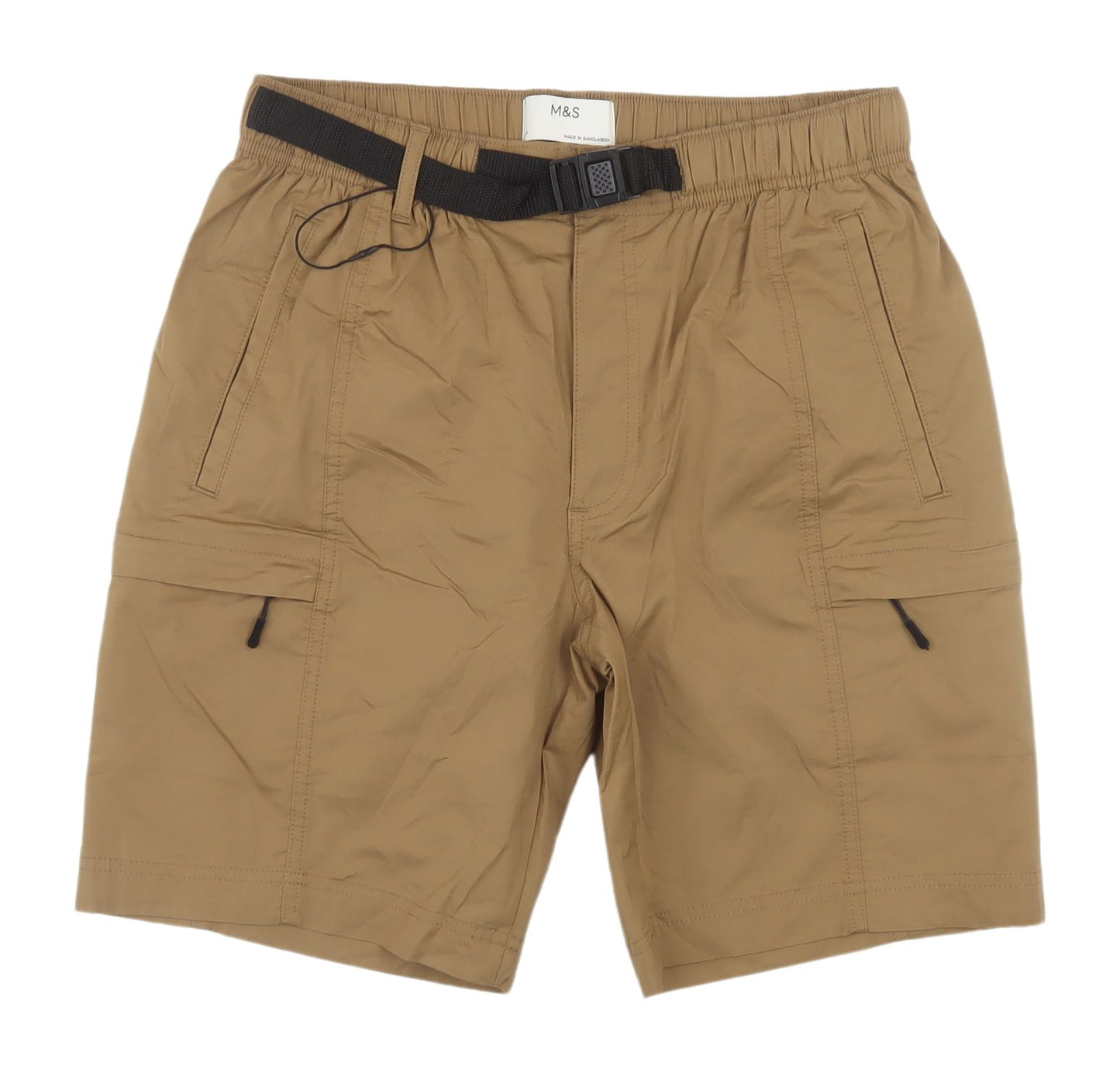 Marks and Spencer Men's Beige Cargo Shorts Size 32