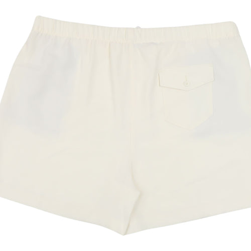 Marks and Spencer Women's White Regular Shorts 24