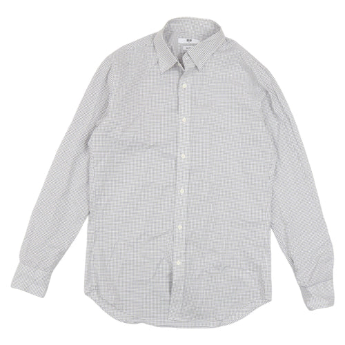 Uniqlo Men's Slim Multicoloured Check Shirt S