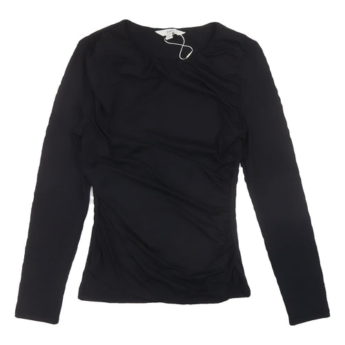 Marks and Spencer Women's Black Basic Blouse Size 8