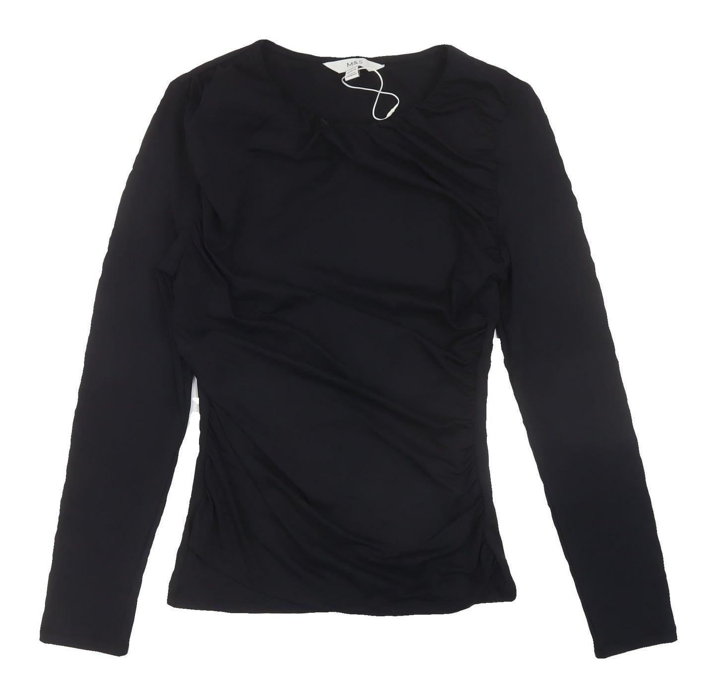 Marks and Spencer Women's Black Basic Blouse Size 8