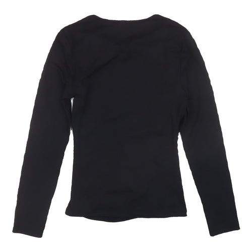 Marks and Spencer Women's Black Basic Blouse Size 8