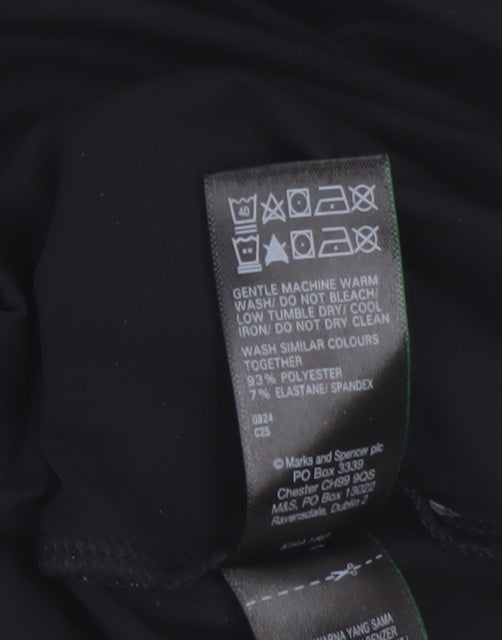Marks and Spencer Women's Black Basic Blouse Size 8