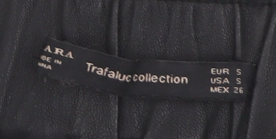 Zara Women's Black Belted Bermuda Shorts, Size S