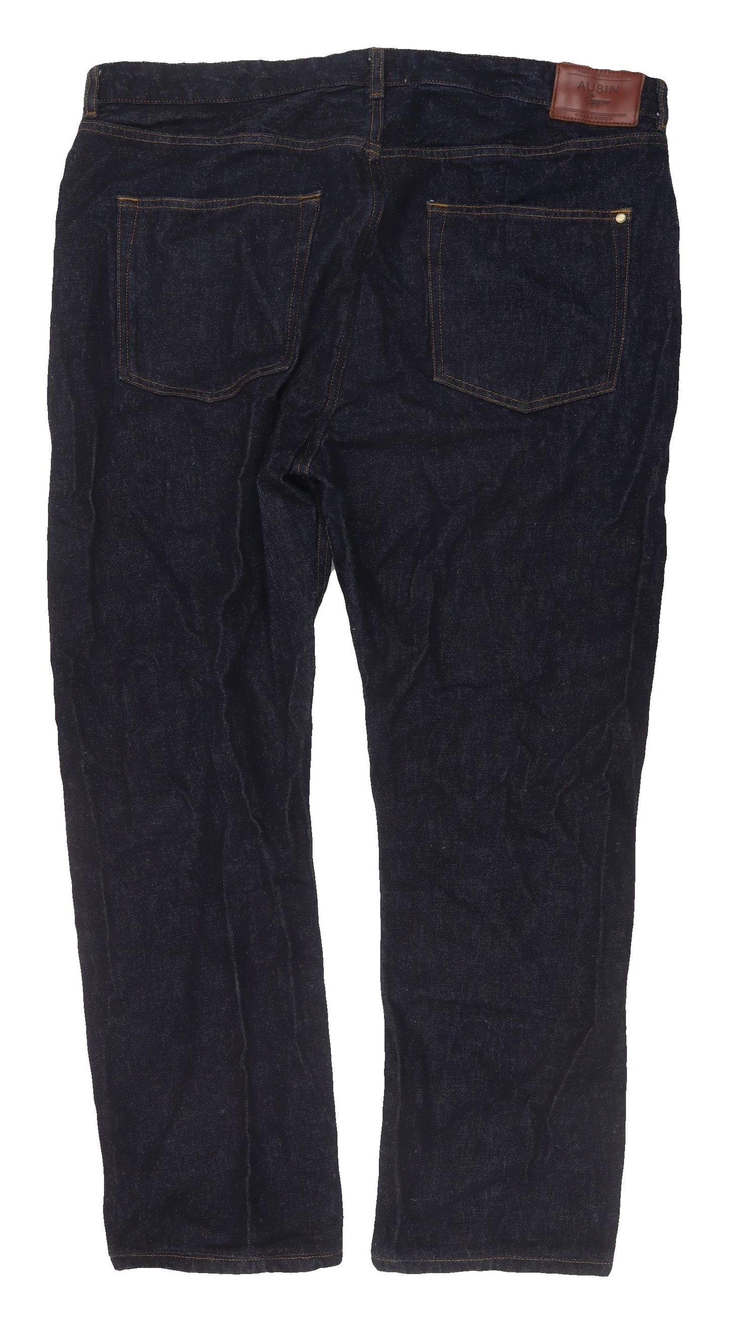 Aubin Men's Blue Straight Denim Jeans 38R
