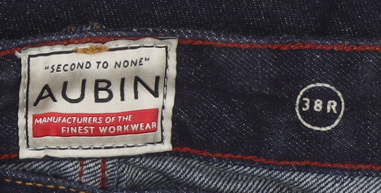 Aubin Men's Blue Straight Denim Jeans 38R