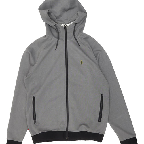 Luke Sport Men's Grey Full Zip Hoodie XL