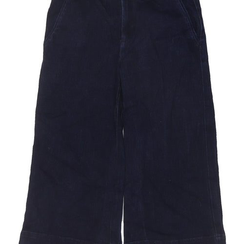 Marks and Spencer Women's Blue Wide-Leg Jeans Size 10