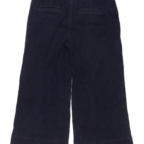 Marks and Spencer Women's Blue Wide-Leg Jeans Size 10