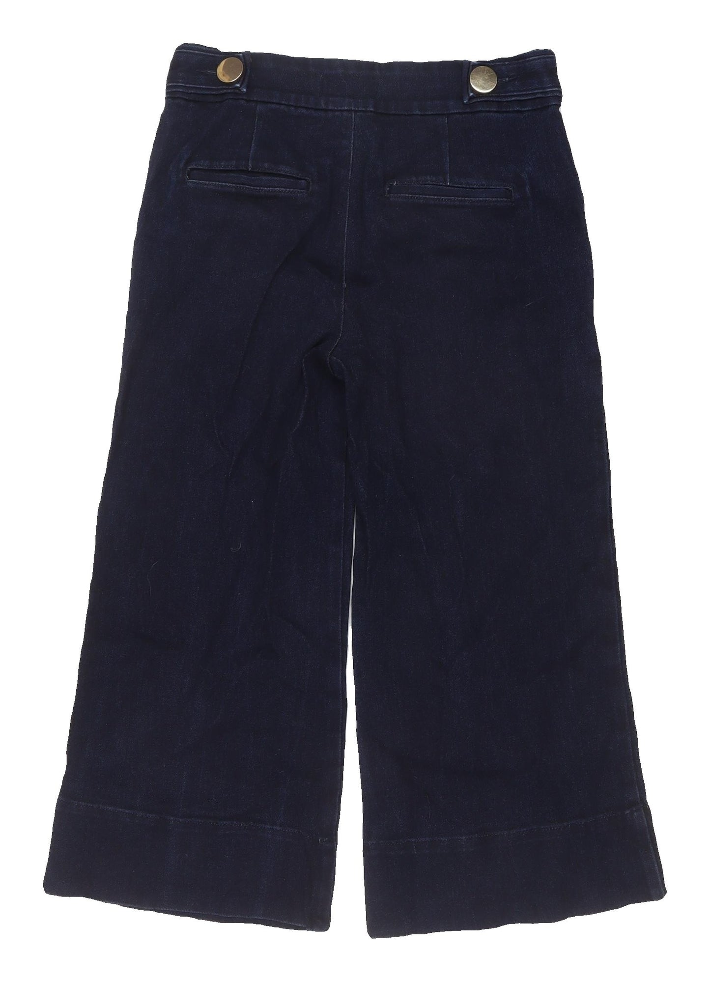 Marks and Spencer Women's Blue Wide-Leg Jeans Size 10