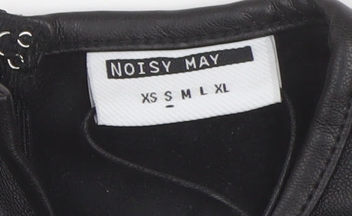 Noisy May Women's Black M Dress, Polyester, Round Neck