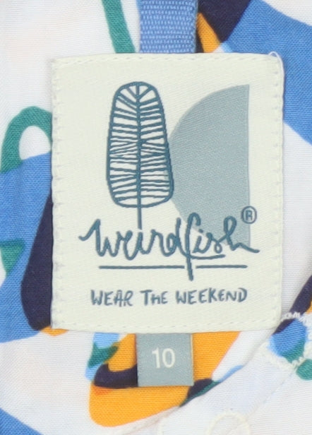 Weird Fish Women's Multicoloured Tunic Blouse, Size 10