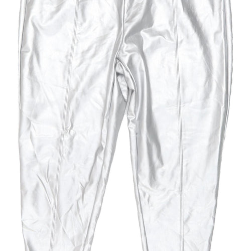Marks and Spencer Women’s Silver Jegging Trousers, Size 18, Slim Fit
